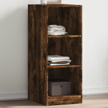 Berkfield Wardrobe Smoked Oak 48x41x102 cm Engineered Wood