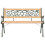 Berkfield Garden Bench 122 cm Solid Firwood 4