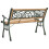 Berkfield Garden Bench 122 cm Solid Firwood 5