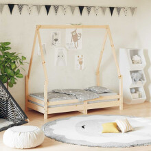 Berkfield Kids Bed Frame 70x140 cm Solid Wood Pine