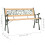 Berkfield Garden Bench 122 cm Solid Firwood 8