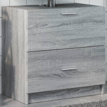 Berkfield Sink Cabinet Grey Sonoma 59x37x59 cm Engineered Wood