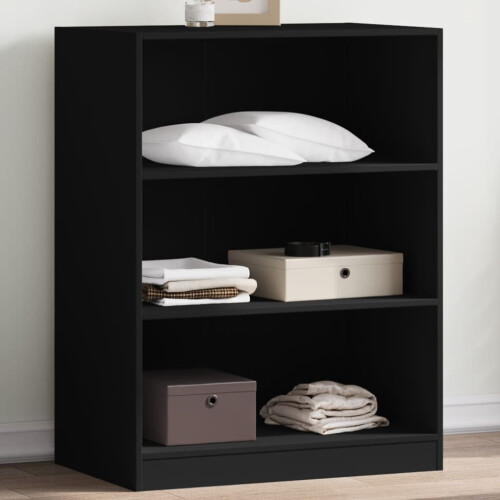 Berkfield Wardrobe Black 77x48x102 cm Engineered Wood