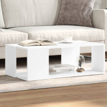 Berkfield Coffee Table White 89.5x48x30 cm Engineered Wood