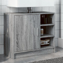 Berkfield Sink Cabinet Grey Sonoma 63x29x55 cm Engineered Wood
