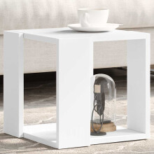 Berkfield Coffee Table White 32x32x30 cm Engineered Wood