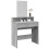Berkfield Dressing Table with Mirror Grey Sonoma 80x41x144.5 cm 1