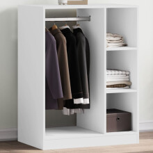 Berkfield Wardrobe White 77x48x102 cm Engineered Wood