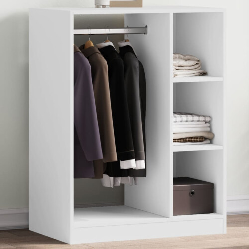 Berkfield Wardrobe White 77x48x102 cm Engineered Wood