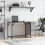 Berkfield Computer Desk Grey Sonoma 131x48x75 cm Engineered Wood 1