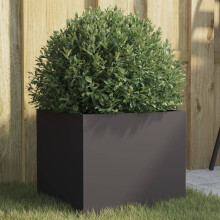 Berkfield Planter Black 32x30x29 cm Steel