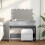 Berkfield Dressing Table with LED Grey Sonoma 100x40x120 cm 1