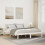 Berkfield Extra Long Bed Frame without Mattress White 160x220 cm Solid Wood Pine 1