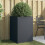 Berkfield Planter Anthracite 52x48x75 cm Steel 1