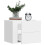 Berkfield Wall-mounted Bedside Cabinet White 45x30x35 cm 1
