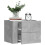 Berkfield Wall-mounted Bedside Cabinet Concrete Grey 45x30x35 cm 1