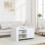 Berkfield Coffee Table White 80x50x50 cm Engineered Wood 1