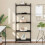 Berkfield Bookcase 5-Tier Black 60x30x154 cm Engineered Wood 1
