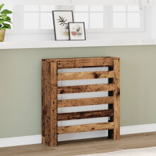 Berkfield Radiator Cover Old Wood 78x20x82 cm Engineered Wood