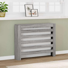 Berkfield Radiator Cover Grey Sonoma 104x20x82 cm Engineered Wood