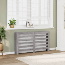 Berkfield Radiator Cover Grey Sonoma 149x20x82 cm Engineered Wood