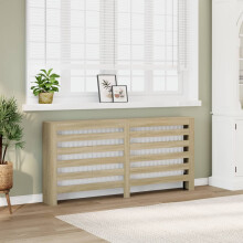 Berkfield Radiator Cover Sonoma Oak 175x20x82 cm Engineered Wood