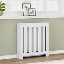 Berkfield Radiator Cover White 78x20x82 cm Engineered Wood