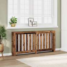 Berkfield Radiator Cover Old Wood 175x20x82 cm Engineered Wood