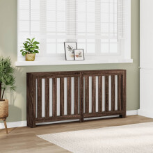 Berkfield Radiator Cover Brown Oak 175x20x82 cm Engineered Wood