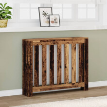Berkfield Radiator Cover Old Wood 104x20x82 cm Engineered Wood