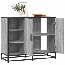 Berkfield Sideboard Grey Sonoma 92x35x76 cm Engineered Wood