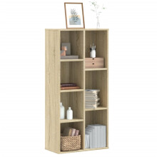 Berkfield Bookcase Sonoma Oak 50x25x105 cm Engineered Wood