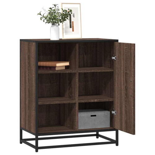 Berkfield Sideboard Brown Oak 62x35x76 cm Engineered Wood