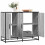 Berkfield Sideboard Grey Sonoma 94x35x76 cm Engineered Wood 1