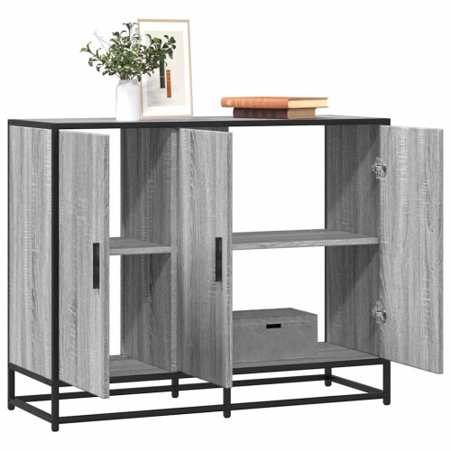 Berkfield Sideboard Grey Sonoma 94x35x76 cm Engineered Wood