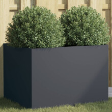 Berkfield Planter Anthracite 62x47x46 cm Steel