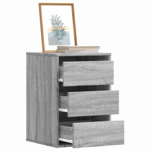 Berkfield Corner Chest of Drawers Grey Sonoma 40x41x58 cm Engineered Wood
