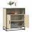 Berkfield Sideboard Sonoma Oak 68x35x76 cm Engineered Wood 1