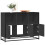 Berkfield Sideboard Black 100x35x76 cm Engineered Wood 1