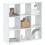 Berkfield Bookcase White 102x32x102 cm Engineered Wood 1