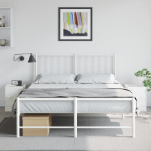 Berkfield Bedside Cabinets 2 pcs White 34.5x39x44 cm Steel