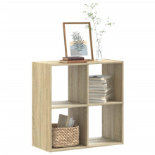 Berkfield Bookcase Sonoma Oak 68.5x32x68.5 cm Engineered Wood