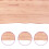Berkfield Bathroom Countertop Light Brown 60x50x2 cm Treated Solid Wood 4