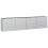 Berkfield Garden Raised Bed 320x40x77 cm Galvanized Steel Silver 2