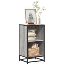 Berkfield Book Cabinet Grey Sonoma 40x35x76 cm Engineered Wood