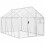 Berkfield Aviary Silver 1.79x3x1.85 m Aluminium 2