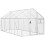 Berkfield Aviary Silver 1.79x4x1.85 m Aluminium 2