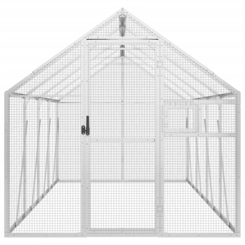 Berkfield Aviary Silver 1.79x4x1.85 m Aluminium 2