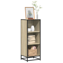 Berkfield Book Cabinet Sonoma Oak 40x35x107.5 cm Engineered Wood
