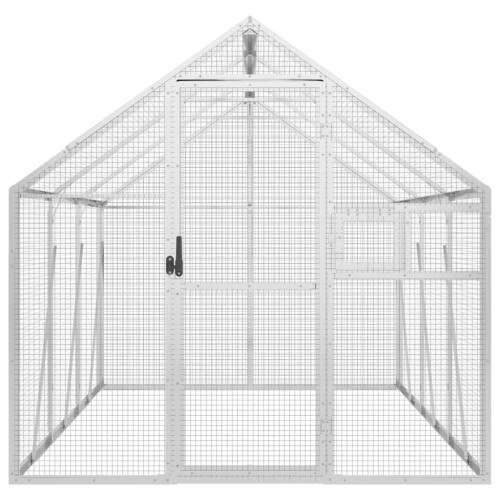 Berkfield Aviary Silver 1.79x3x1.85 m Aluminium 2
